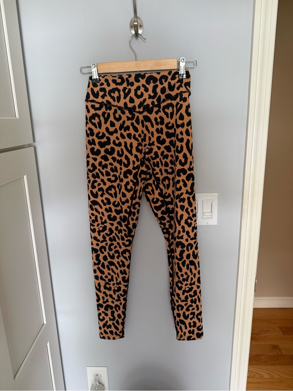 Vitality Lepoard Print Brown Leggings